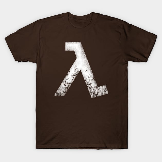 Lambda - White T-Shirt by Remus